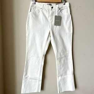 Everlane High Rise Kick Crop jeans in Bone Size 29